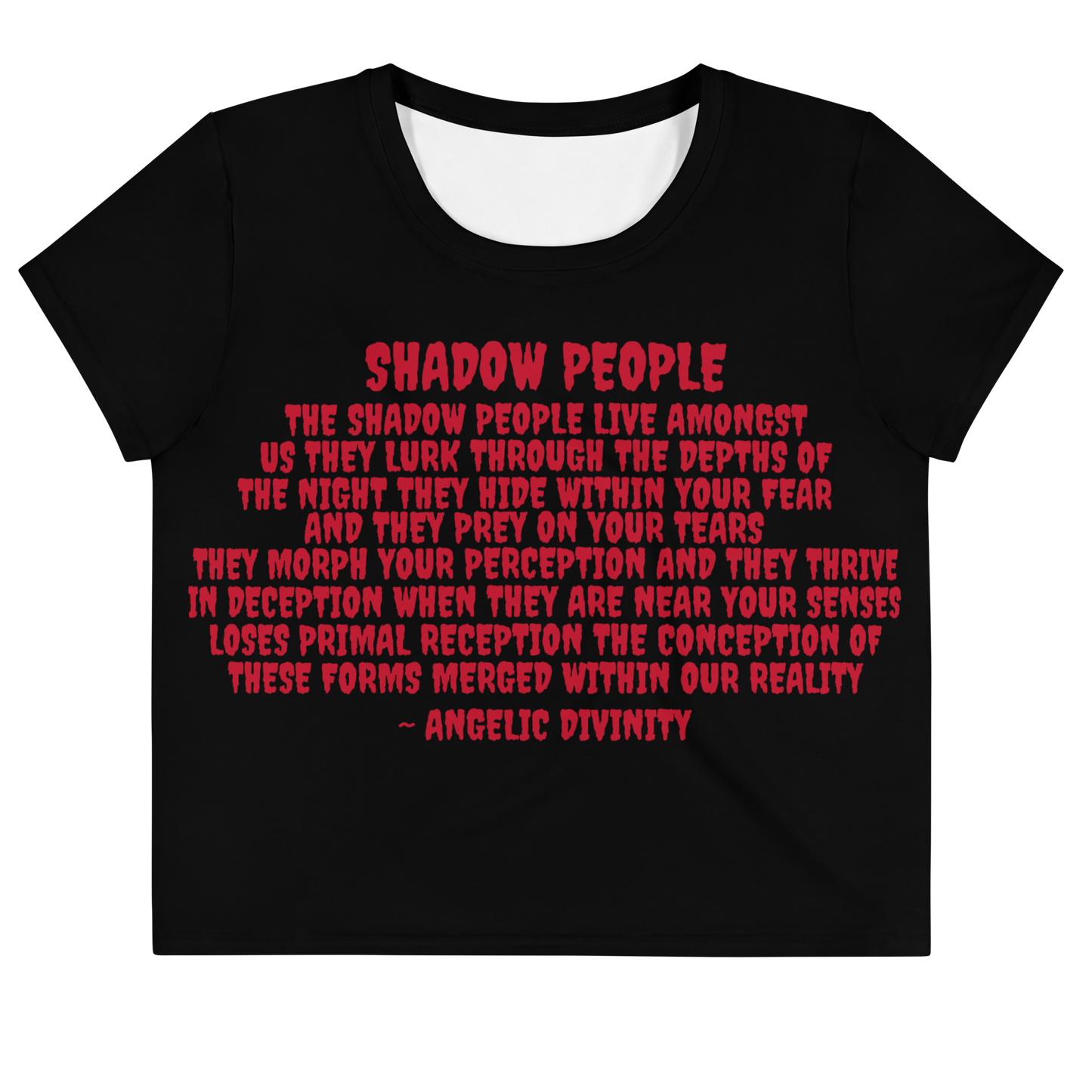 The Shadow People Crop Tee