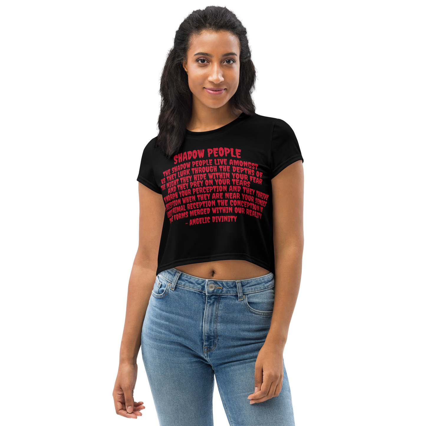 The Shadow People Crop Tee