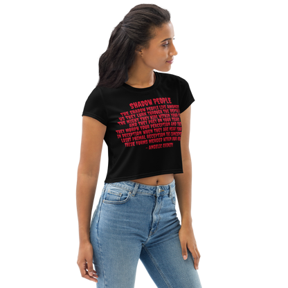 The Shadow People Crop Tee