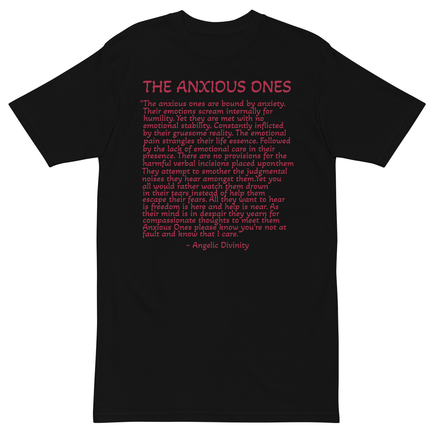 Men’s The Anxious Ones Premium Lengthy T-Shirt