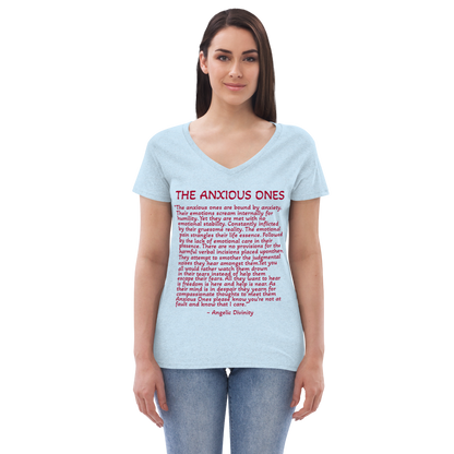 Women's The Anxious Ones Poetry V-Neck T-Shirt