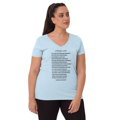 Women's Eternal Love Recycled V-Neck T-Shirt