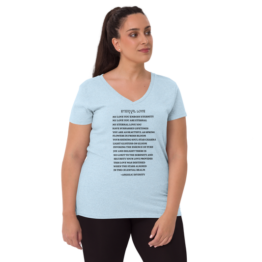 Women's Eternal Love Recycled V-Neck T-Shirt