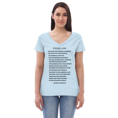 Women's Eternal Love Recycled V-Neck T-Shirt