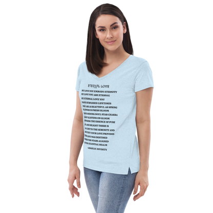 Women's Eternal Love Recycled V-Neck T-Shirt