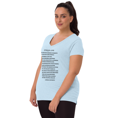 Women's Eternal Love Recycled V-Neck T-Shirt