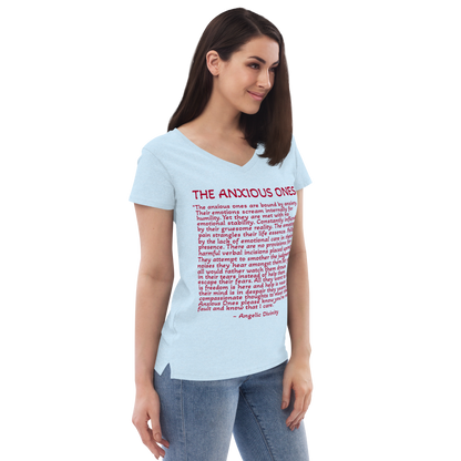 Women's The Anxious Ones Poetry V-Neck T-Shirt