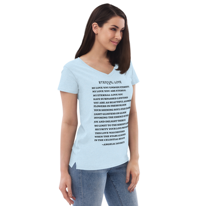 Women's Eternal Love Recycled V-Neck T-Shirt