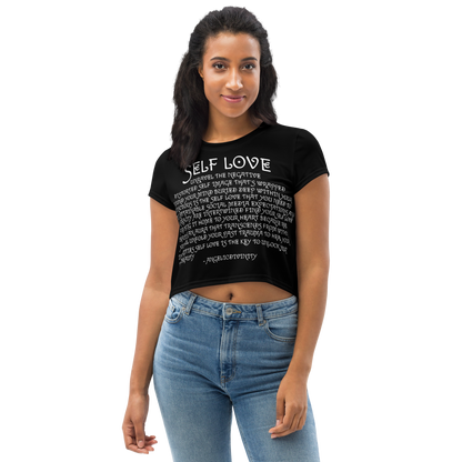 Self Love Poetry Relaxed Crop Tee