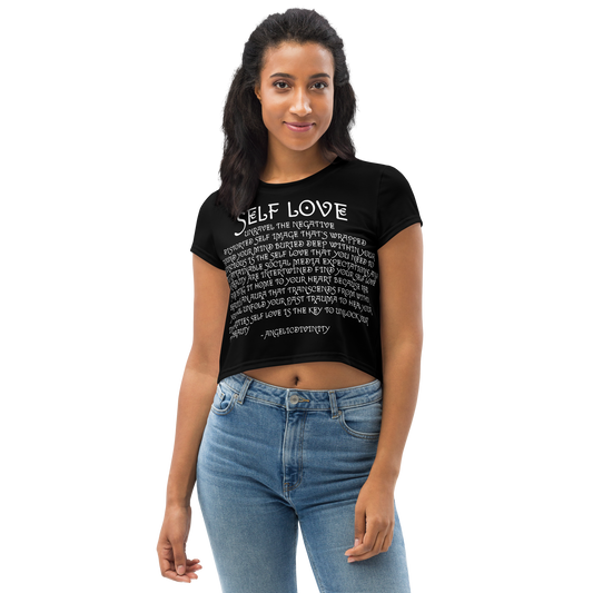 Self Love Poetry Relaxed Crop Tee